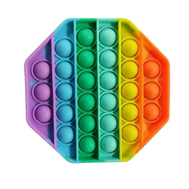 Juguete sensorial de burbujas de silicona, calmante para el estrés, juguetes de oficina, alivio de la ansiedad, sensorial para apretar, autismo, TDAH y especial