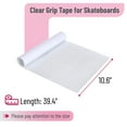 thumbnail image 3 of Mr. Pen- Clear Grip Tape for Skateboards, Clear, 39.4" x 10.6", Grip Tape, Skateboard Grip Tape, Scooter Grip Tape, 3 of 7