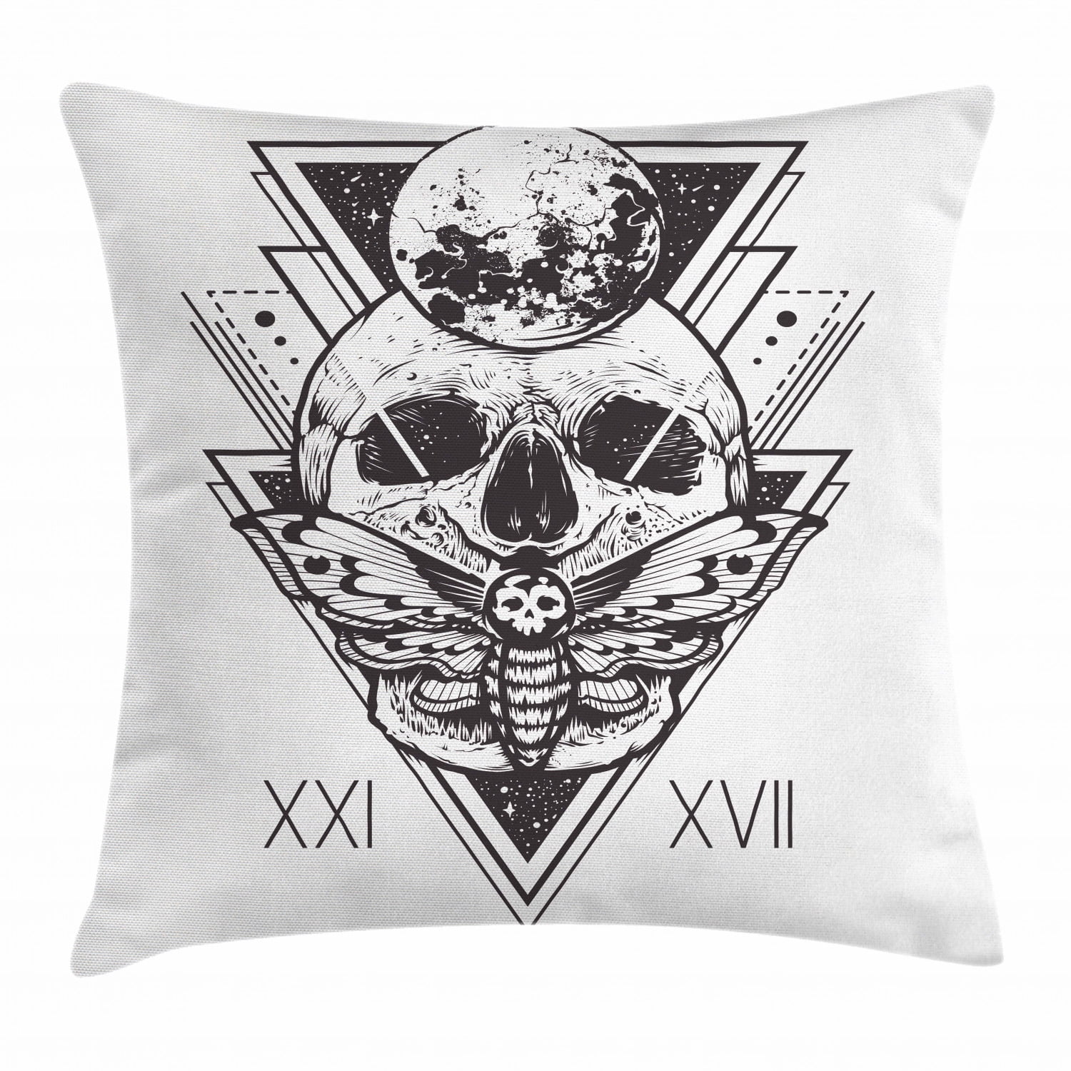 18" Skull Geometry Cotton Linen Pillow Case Sofa Throw Cushion Cover Home Decor 18" Skull Geometry Cotton Linen Pillow Case Sofa Throw Cushion Cover Home Decor