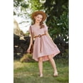 thumbnail image 5 of Arshiner Girls Summer Dress Puff Sleeve High Low Swing Cassual Formal Dresses with Pocket, 5 of 8