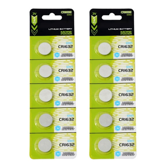 Pack Of 10/5pcs CR1620/CR1632/CR1616 3V Lithium Button Cell Batteries Long Last Power Battery For