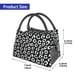 thumbnail image 2 of Fotbe Black Leopard Bolsa Térmica Portátil con Estampado, Bolsa de Entrega de Alimentos Aislada, Bolsa Reutilizable de Gran Capacidad para Comidas y Supermercado, 2 of 6