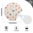 thumbnail image 4 of Ryvnso Love Heart Round Plate Mats Dining Table Placemat 1 Piece for Holiday Decoration, 4 of 7