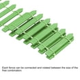 thumbnail image 4 of Uxcell Miniature Garden Fence 35 Inch Long DIY Picket Fence Mini Ornament Light Green, 4 of 6