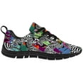 thumbnail image 4 of Customuart Zebra Print Sneakers for Women Running Shoes Multicolor Size 9, 4 of 5