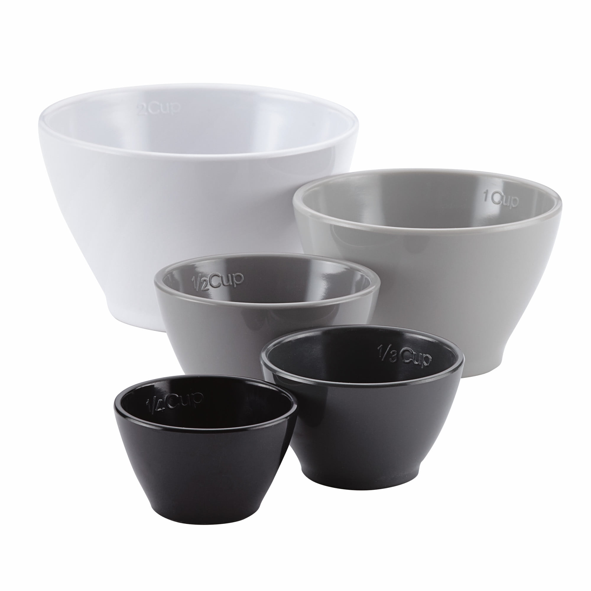 Dipping Cup Set Condiment Servers Home Kitchen Assorted Cucina Stoneware 4 Piece 