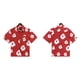 thumbnail image 1 of Camisa de marca de moda DenimTears, camisa de manga corta con solapa informal de verano con estampado de guirnaldas a la moda para hombreRojo, 1 of 4