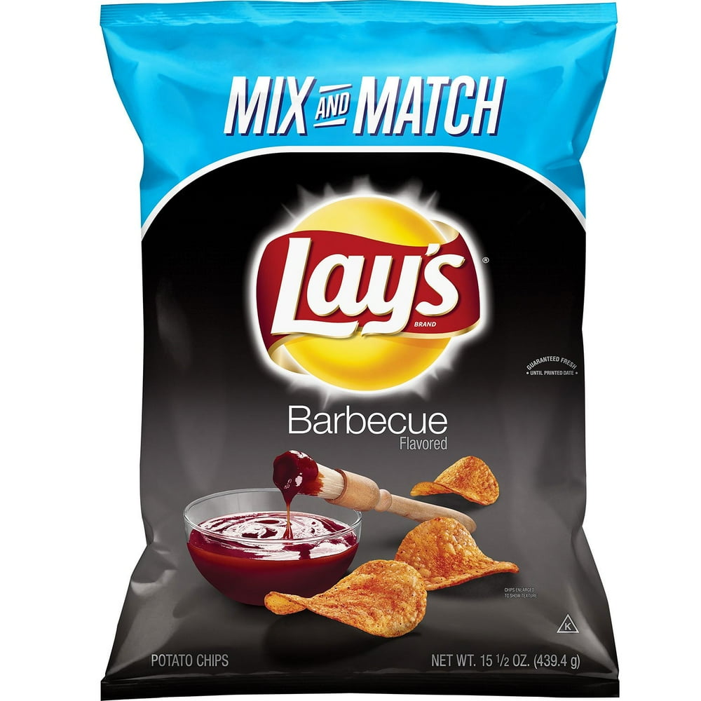 Lays Barbecue Potato Chips 155 Ounce 8212