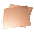 thumbnail image 4 of 2 Pcs 99.9%+ Pure Copper Sheet, 6" x 6", 28 Gauge(0.3mm) Thickness, No Scratches, Film Attached Copper Plates 6" x 6", 28 Gauge(2 pcs) 2, 4 of 5