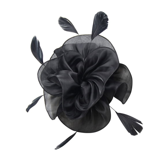 Women's Mesh Hair Clip Tea Party Headband Wedding Cocktail Hat Style