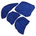 thumbnail image 4 of Juego de fundas para sofá y silla, elásticas, de color liso, impermeables, suaves y resistentes a derrames y manchas., 4 of 6