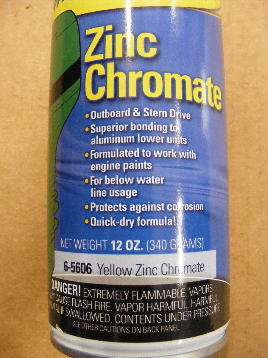 Medium Green Zinc Chromate Primer Spray Paint, 12 oz 