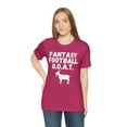 thumbnail image 5 of Funny Fantasy Football GOAT Shirt, Funny Fantasy Football Guru T-Shirt, 5 of 12