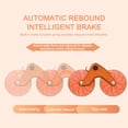thumbnail image 3 of Rueda De Abdominales Rodillo de abdomen aleatorio con almohadilla para arrodillarse para equipo de entrenamiento (naranja), 3 of 7