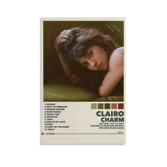 Clairo Charm Canvas Poster Bedroom Decoration Landscape Office Valentine's Birthday Gift