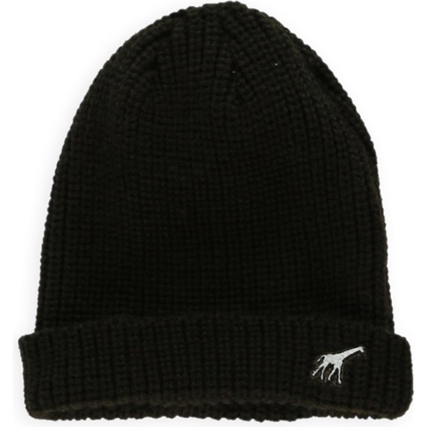 LRG Gorro tejido con diseño de jirafa para hombre, marrón, talla única