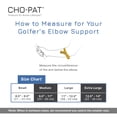 thumbnail image 2 of Cho-Pat Golfer’s Elbow Strap, Forearm Support Brace for Golfer's Elbow and Muscle Overuse Strains, Small, 2 of 6