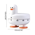 thumbnail image 3 of Up to 65% off Kitchen Gadgets Kitchen Cooking Countdown 60 Mins Steel/Plastic Mechanical Timer Alarm Mechanical Timer Student Learning Exam Timer Home Kitchen Reminder Kitchen Organizers and Storage, 3 of 3