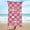 40-Pink, variant on LYEAA Beach Towels Oversized Microfiber 90x180cm Sandproof Seaside Sitting Blanket Shawl Sweat Towel Plaid Multi-Purpose Towel Lightweight Beach Towel for Travel Vacation Swimming Pool Pink