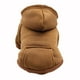 thumbnail image 2 of RKSTN Dog Clothes Pet Dog Solid Color Sweater with Pockets Coffee L, 2 of 2