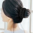 thumbnail image 3 of Xinwanna Hair Ring Elastic Band High Flexibility Anti-break Non-slip Fade-less All-Match Female Hair Styling Band Fashion Accessory (Black), 3 of 13