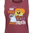 thumbnail image 3 of SpongeBob SquarePants - No Tricks Just Treats - Women's Racerback Tank Top, 3 of 6