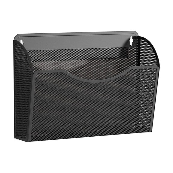 Black Magnetic Refrigerator Side Shelf No Punch Storage Organizer For Kitchen Wrap Bags Seasoning Containers In Black Color 13.97X8.66 Inches