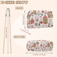 thumbnail image 4 of FORMRS Women Crossbody Purse with Chain Strap Vegan Leather Shoulder Handbag, Brown Nordic Christmas House, 4 of 7