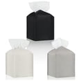 thumbnail image 1 of Caja de pañuelos de 3 uds, soporte para caja de pañuelos de cuero Pu, caja de pañuelos cuadrada, Compatible con baño V, 1 of 5