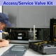 thumbnail image 5 of 30 Piezas de Válvulas de Servicio de Acceso, Kit de Válvulas de Acceso de Refrigerador, Válvula de Servicio de Refrigeración de CA con Núcleo de Vástago, 5 of 5