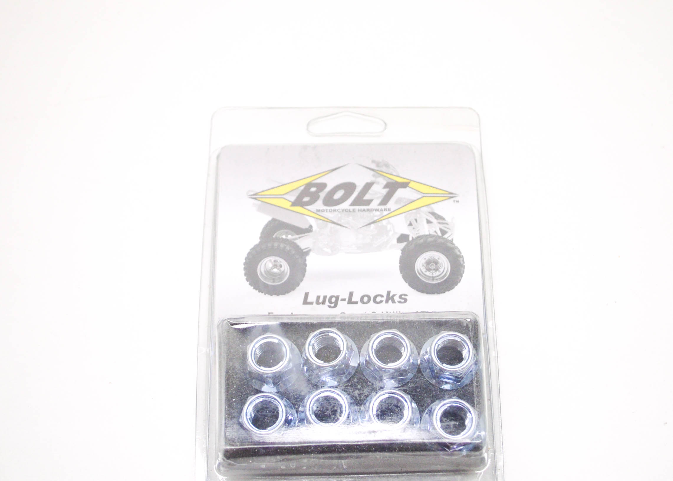 Bolt Motorcycle Hardware 2005LUG Silver Lug Nut Lock Kit NOS