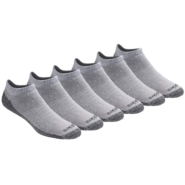 Sock Dickies Dri-tech Moisture Control No Show, gris, 6 y 12 pares