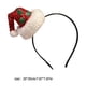 thumbnail image 3 of Diadema de asta navideña | Accesorio para el cabello navideño para atuendos de fiesta | Lentejuelas Rojas Verdes | Plástico ligero y cómodo | Clip festivo | 20x20cm | Regalo Espumoso, 3 of 6