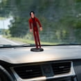 thumbnail image 5 of 11 Inch Bendable Michael Plush Figure, Flexible Internal Wire Frame Poseable Stuffed Doll, Ugly Cute Pillow-Style Plush Toy, Iconic Stage Look Collectible Gift for MJ Fans, 5 of 9