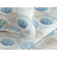 thumbnail image 3 of Ambesonne Summer Quilted Bedspread Set 3 Pcs, Exotic Pattern Circles Art, Queen, Pale Mustard and Sky Blue, 3 of 4