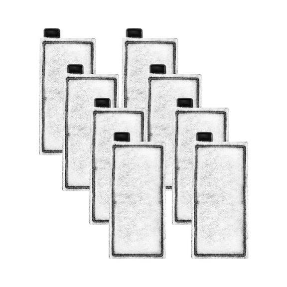 VEVOR Aquarium Filter Cotton, 8 PCS Fish Tank Replacement Filter Cartridges for 5 Gal Glass Aquarium , Fishbowl Accessories with Multi-Layer Filtration Easy Installation, for CL20 Models