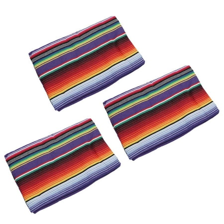 

3X Mexican Tablecloth for Mexican Party Wedding Decorations Mexican Saltillo Serape Blanket Bed Blanket Table Mat