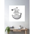 thumbnail image 2 of Time Flies Like An Arrow, Fruit Flies Like A Banana Poster Wall Art, Modern Wall Decor For Living Room Bedroom, 30x30 UNFRAMED, 2 of 3