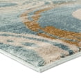 thumbnail image 6 of Luxe Weavers Modern Abstract Circle Blue 8x10 Area Rug, 6 of 6