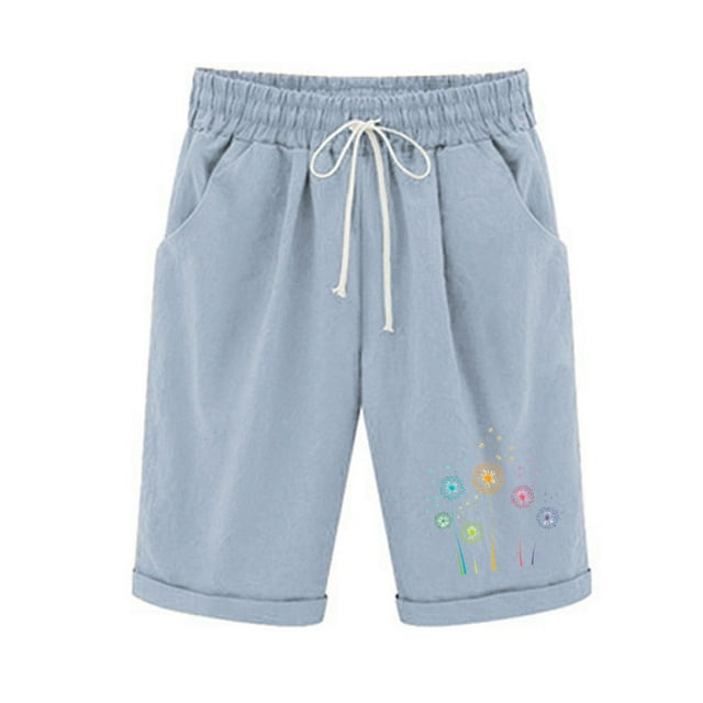 Cordón de Impresión de la Cintura Elástica Casual, Pantalones de Pijama para el Hogar, la Playa, la Ropa de Dormir Y el Uso Diario