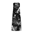 thumbnail image 4 of SMihono Robe Maxi Bohème d'Été pour Femmes Grande Taille Mode d'Été Imprimée Col en V Sans Manches Robe à Enfiler avec Poches Robe de Plage, 4 of 5