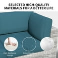 thumbnail image 5 of SHGJ&SOFT 7 Piece Patio Furniture Set, Wicker Outdoor Sectional Sofa with Washable Cushion Covers and Tempered Glass Table, Rattan Conversation Set for Poolside, Lawn, Balcony, 5 of 12