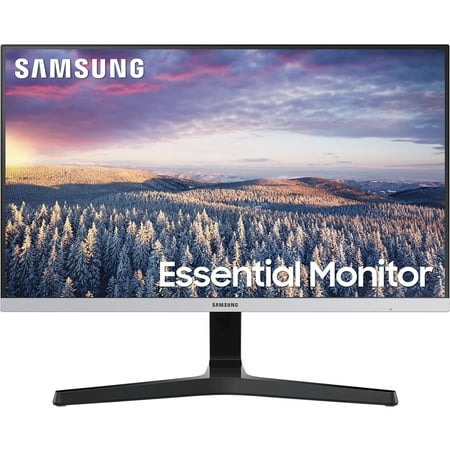 Samsung - 24" LED FHD AMD FreeSync Monitor with bezel-less design (HDMI, D-sub) - Black