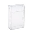 thumbnail image 1 of Cigarette Case Plastic Small Clear Cigarette Display Box with Pull Down Automatic Open Design for Lipsticks Lighters Keys Transparent, 1 of 5
