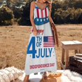 thumbnail image 2 of 4th of July Sleeveless Dress Women's Luxury Party Dress Birthday Dresses for Women, 2 of 7