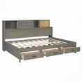 thumbnail image 3 of Full Size Gray Daybed - 3 Storage Drawers & USB Ports, 3 of 21