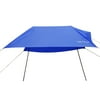 9.8 x 9.8ft Lightweight Sun Shelter Beach Tent Shelter Portable Folding