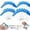 Blue, variant on 40Pack Self Sealing Medicine Bags, 2026 Waterproof Pill Pouch Set, Reusable Travel Pills Organizer for Medicine or Vitamins, Self-Sealing Zipper Medicine Bags for Daily Use(Red)