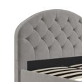 Queer Eye Aspen Upholstered Bed, Queen, Gray