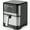 Silver, variant on Jacgood 8-In-1 Dual Basket Digital Air Fryer Oven w/ Touch Screen, 2 Independent 9.5 QT Baskets For Cooking - 1800W, New